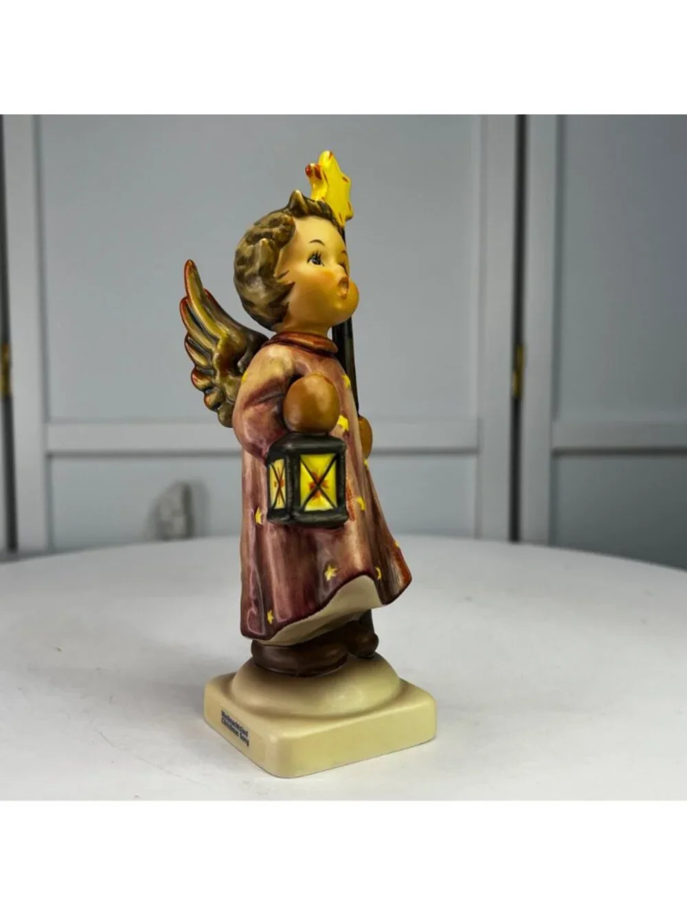 Hummel Christmas Song Figurine Angel With Lantern & Star Figurine From 1997